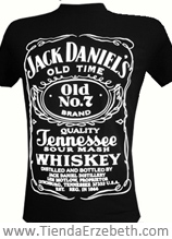 camiseta jack daniels bogota almacen ropa metalera negra bandas wiskey metal rock estampados metaleros medellin cali manizales pereira